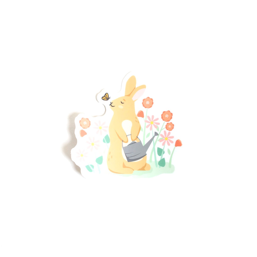 Stickers Northwest, Stickers, Art & School, 3", Bunny in the Garden, 579767